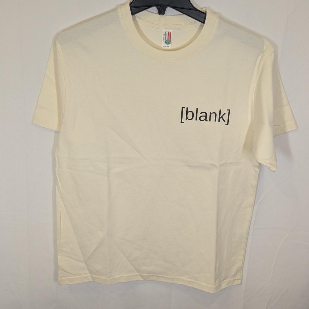 Streetwear Style Creamy Beige Men's Cotton T-shirt, size S NWOT